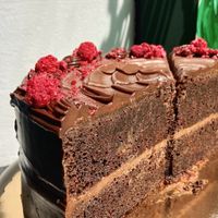 Chocolate Cake   at Likkle Patty Shop in Windsor Locks