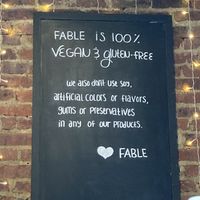 All vegan!   at Fable Creamery in Red Bank