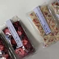 Chocolate bars  at Fable Creamery in Red Bank