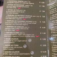 Menu at Aloisi Sushi Gourmet in Roseto