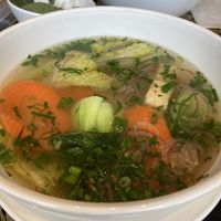 Vegan pho  at Just Pho You in New York City
