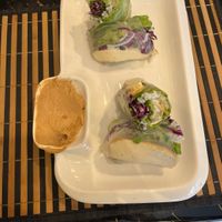 Tofu summer rolls   at Just Pho You in New York City