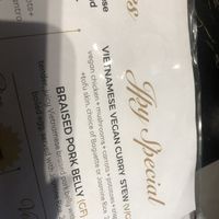Menu   at Just Pho You in New York City