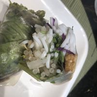 Vegan summer roll   at Just Pho You in New York City