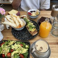 Full vegan brunch  at Casa Telma in Buenos Aires