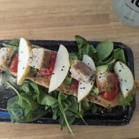 Vegan toast at Casa Telma in Buenos Aires