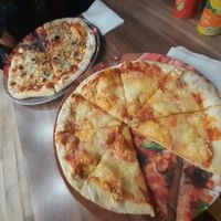 Very tasty pizzas! at L'Atmo in Lille