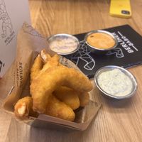 vegan shrimps  at Berliner Babo in Vienna