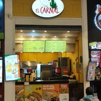 Top floor in the food hall at El Carnal - Portal 80 in Bogota