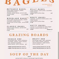 menu  at Hopefully Coffee in Shrewsbury