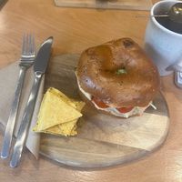 Bethanie burger  at Hopefully Coffee in Shrewsbury