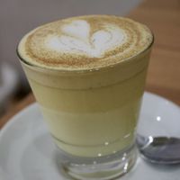 Golden Latte with coconut milkk  at Fourth Chapter in Prahran
