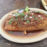 Torta ahogada was delicious   at VeganTaco in Guadalajara