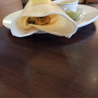 Masala Dosa at Deepalis Restaurant and Dipyum Cakes in Birmingham