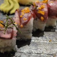 Vegan beets sushi at Blue Sushi Sake Grill - Wright Plaza in Omaha