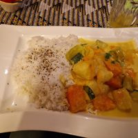 Yam curry at Makula in Munich