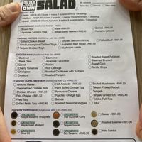 Build your own bowl options   at La Juiceria   in Kuala Lumpur