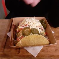 Vegetarian tacos at Fresh Burritos in Lille