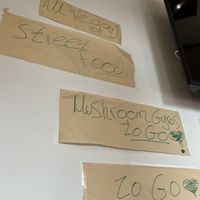 Signs  at Veganato in Crete