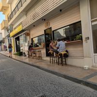 Outside at Veganato in Crete