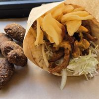 Photo makes them look small but they're really not small!! These were the regular size. at Veganato in Crete
