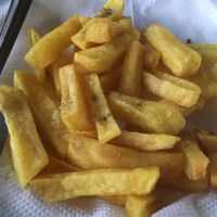 Vegan chips made in separate oil  at Goan Corner in Karnataka
