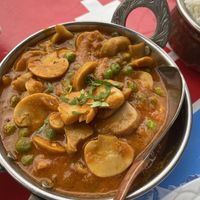 Mushroom Mutter   at Delhi Darbar Indian Restaurant in Interlaken