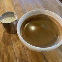 Café Crema mit extra Hafermilch  at Pano in Aschaffenburg