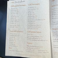 Drinks  at Pandaria Rosetta in Mexico City