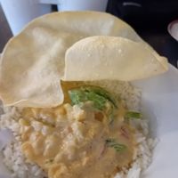 Panang curry at Mister's Cafe in Gloucester