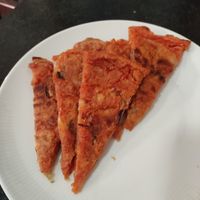 Koreanische Pfannkuchen mit Kimchi at Mandu in Dusseldorf