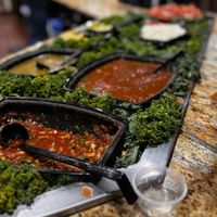 Salsa Bar at Chico's Tacos in Lake Havasu City