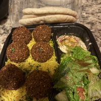 Falafel platter   at Falafel & Grill - Montrose in Chicago