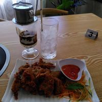 Chick'N bites at Vegan World  in Northbridge