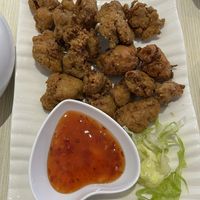 Fried chickn  at Vegan World  in Northbridge