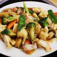 Mixed Vegetables with Oyster Sauce at Vegan World  in Northbridge