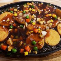 Sizzling Tofu at Vegan World  in Northbridge
