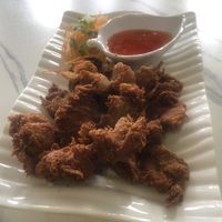 Vegan chicken nuggets  at Vegan World  in Northbridge