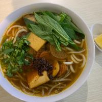 Bun Bo Hue. Not bad. $20  at Vegan World  in Northbridge
