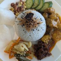 Nasi lemak at Vegan World  in Northbridge