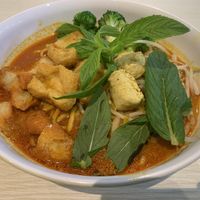 Laksa. Not the best I’ve had, but not bad at all    at Vegan World  in Northbridge