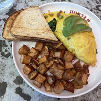 vegan omelette   at Breakfast Republic - Scripps Ranch in San Diego