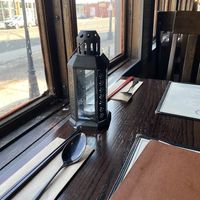 Cute little table by window ❤️  at TORI in St Paul