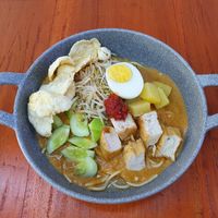 Mie kacang TPI at Bamboe ceria Vegetarian in Jakarta