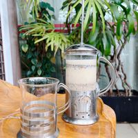 Wheat tea at Water Drop Teahouse 滴水坊 in Northeast Singapore