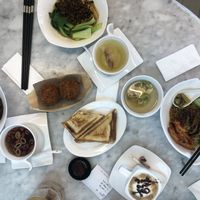 Overall flat lay at Water Drop Teahouse 滴水坊 in Northeast Singapore