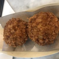 Potato cheese balls at Water Drop Teahouse 滴水坊 in Northeast Singapore