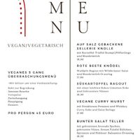 Current vegan section (August 2023), offer changes from time to time at Blaue Ziege in Petersberg