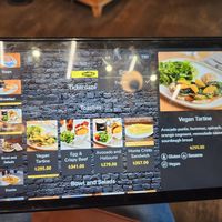 Vegan tartine on menu at IST - Tickerdaze in Istanbul