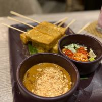Tofu satay  at Nara Thai Cuisine in Pattaya